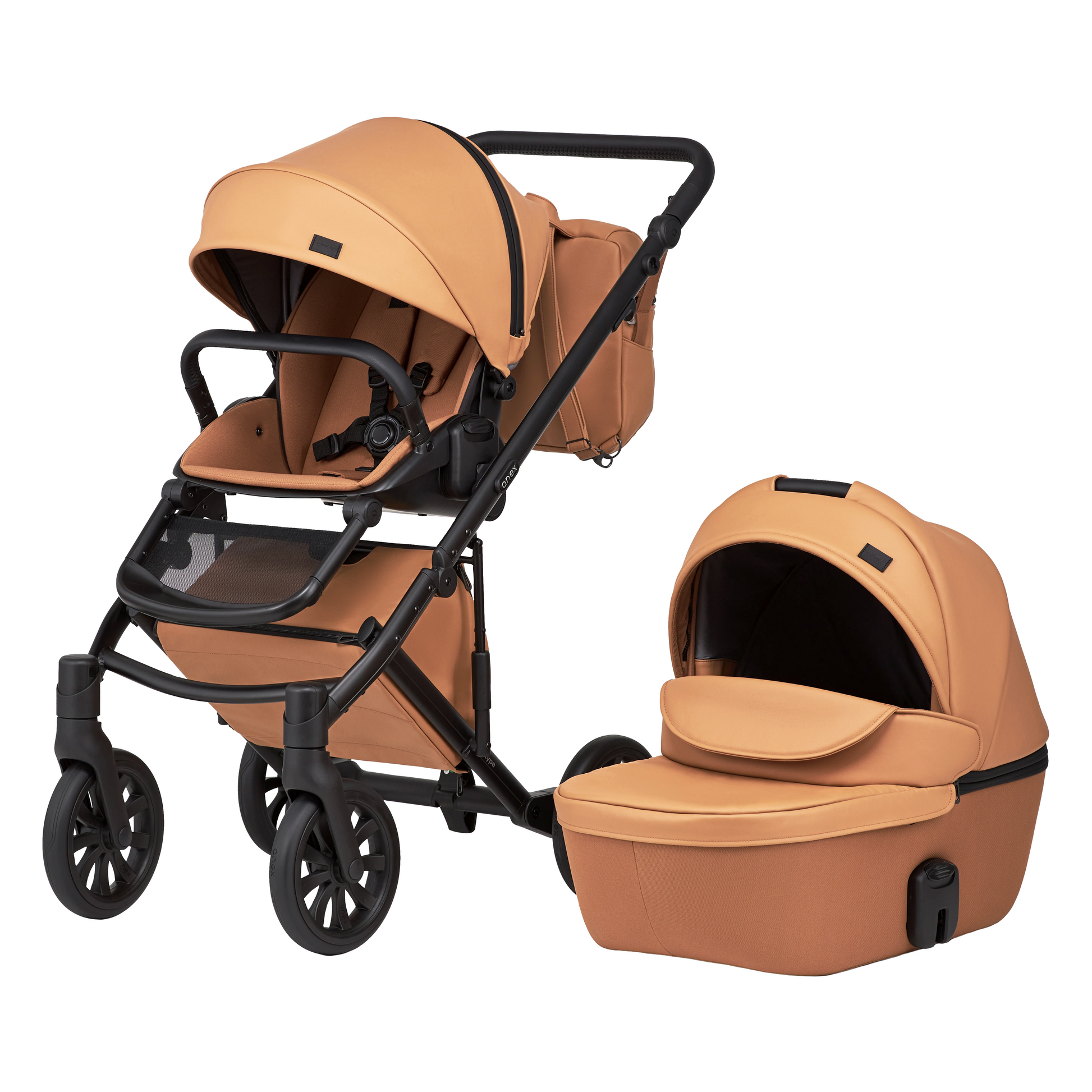 Anex e/type Caramel Bassinet Stroller 